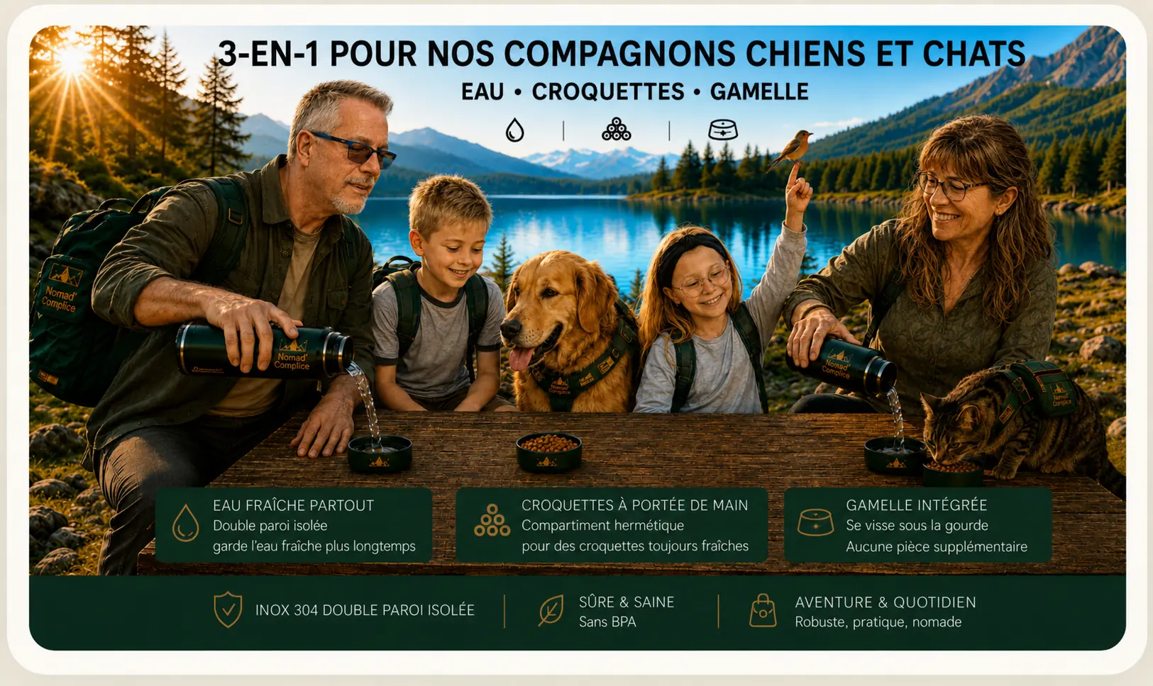 Découvrir la gourde 3-en-1 Nomad’Complice